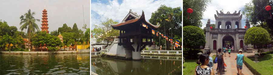 Destinasi city tour Hanoi: Tran Quoc Pagoda, One Pillar Pagoda, dan Temple of Literature
