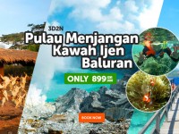 Pulau Menjangan, Kawah Ijen, Taman Nasional Baluran